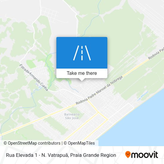 Rua Elevada 1 - N. Vatrapuã map