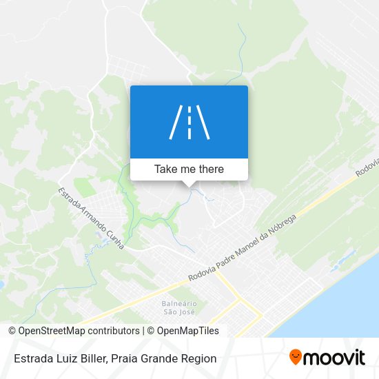 Estrada Luiz Biller map