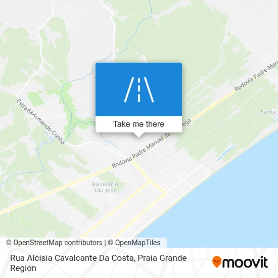 Rua Alcisia Cavalcante Da Costa map
