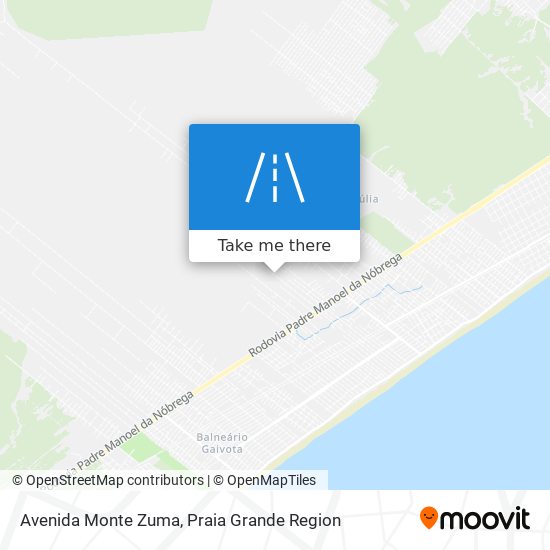 Avenida Monte Zuma map