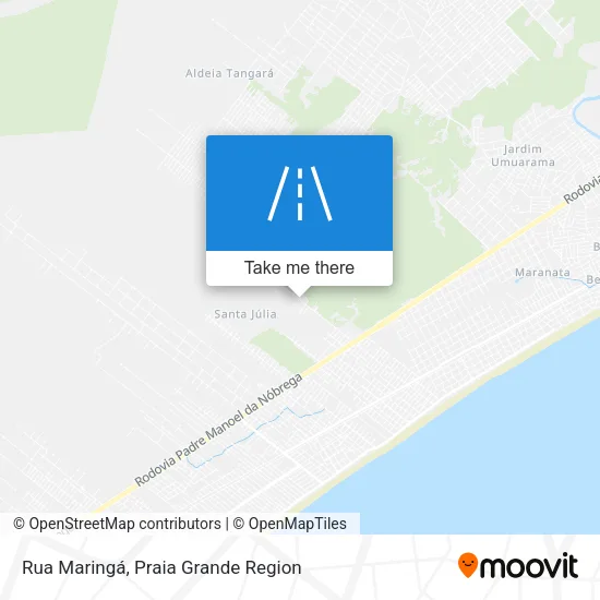 Rua Maringá map