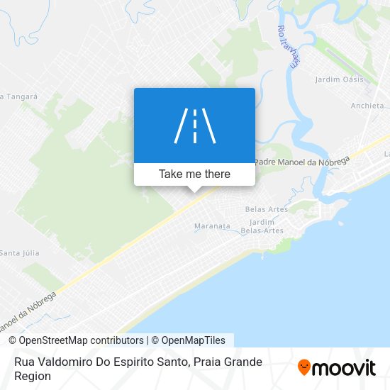 Rua Valdomiro Do Espirito Santo map