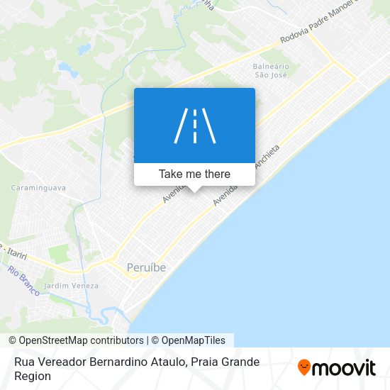 Rua Vereador Bernardino Ataulo map