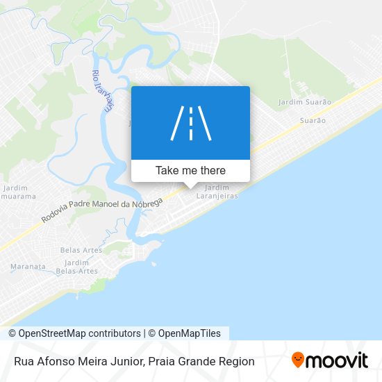 Rua Afonso Meira Junior map