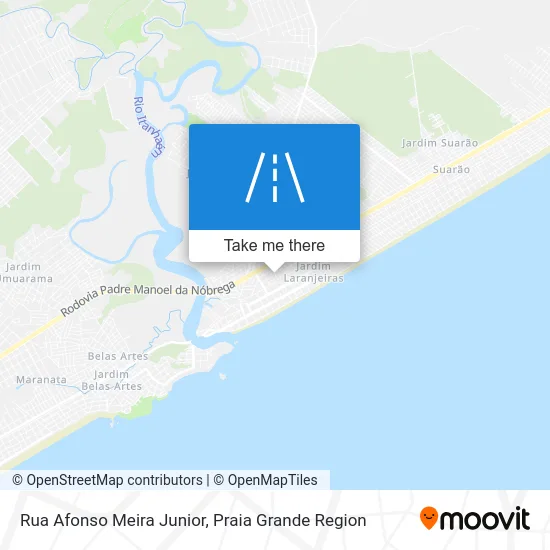 Rua Afonso Meira Junior map
