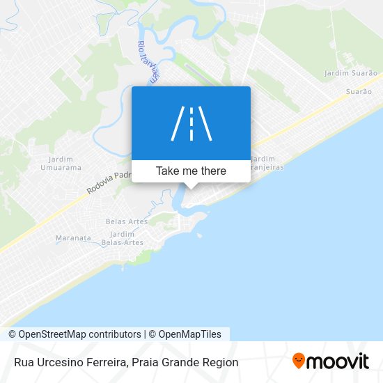 Rua Urcesino Ferreira map