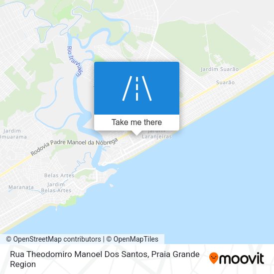 Rua Theodomiro Manoel Dos Santos map