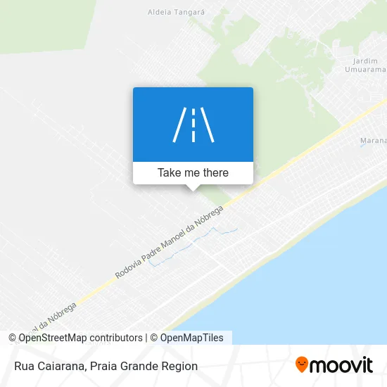 Rua Caiarana map
