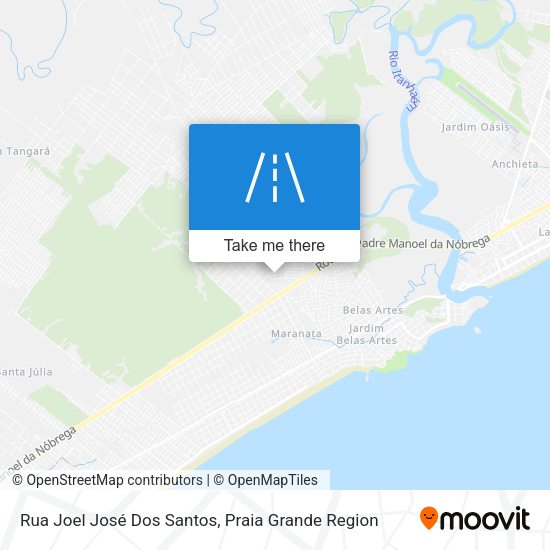 Rua Joel José Dos Santos map