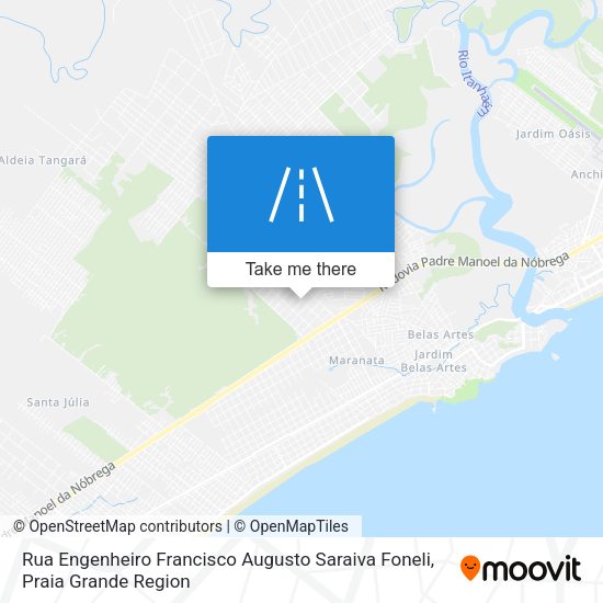 Rua Engenheiro Francisco Augusto Saraiva Foneli map