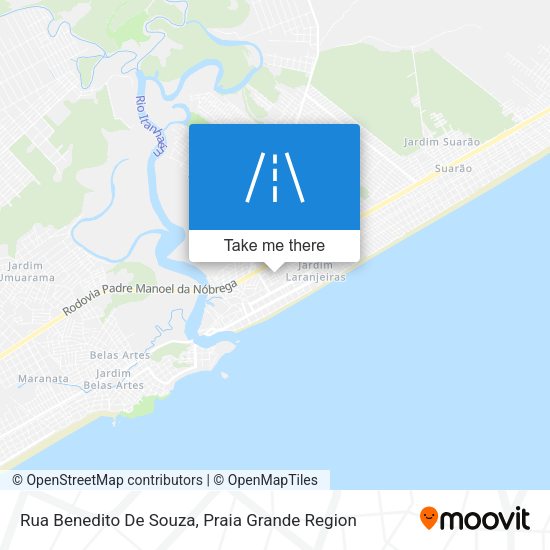 Rua Benedito De Souza map