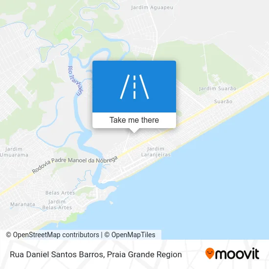 Rua Daniel Santos Barros map