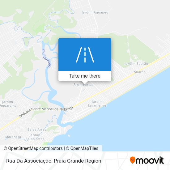Rua Da Associação map