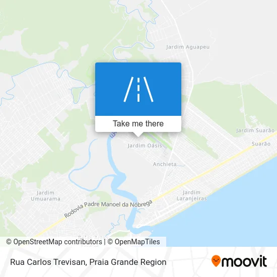 Rua Carlos Trevisan map
