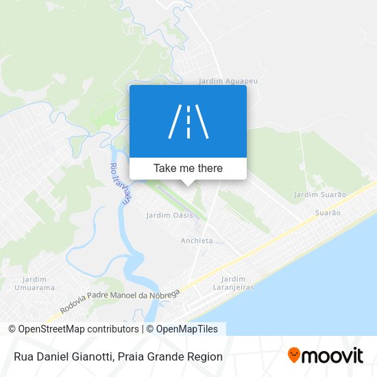 Rua Daniel Gianotti map