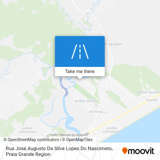 Rua José Augusto Da Silva Lopes Do Nascimeto map
