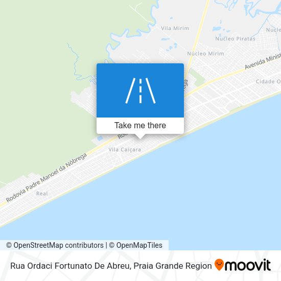 Rua Ordaci Fortunato De Abreu map