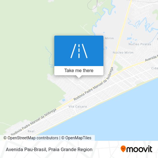 Avenida Pau-Brasil map