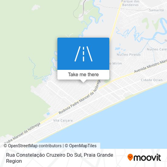 Rua Constelação Cruzeiro Do Sul map