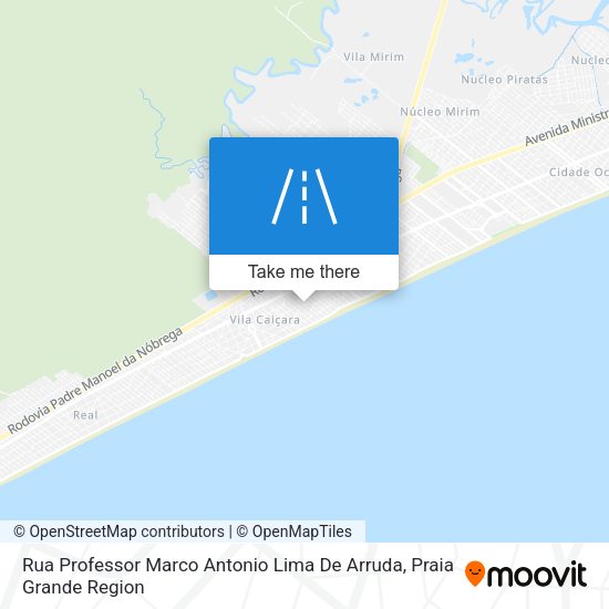 Rua Professor Marco Antonio Lima De Arruda map