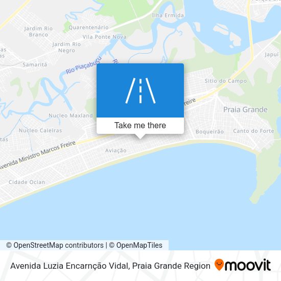 Avenida Luzia Encarnção Vidal map