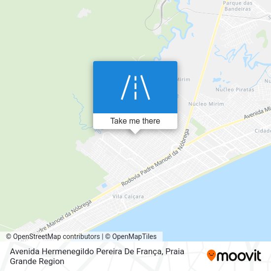 Avenida Hermenegildo Pereira De França map