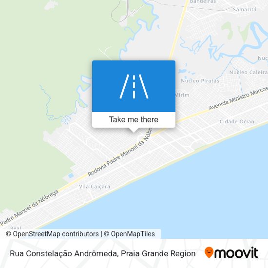 Rua Constelação Andrômeda map