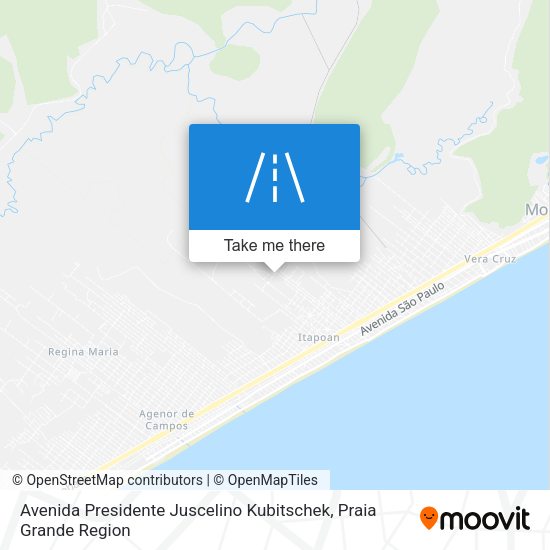Avenida Presidente Juscelino Kubitschek map