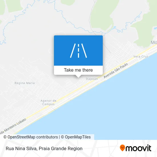 Rua Nina Silva map