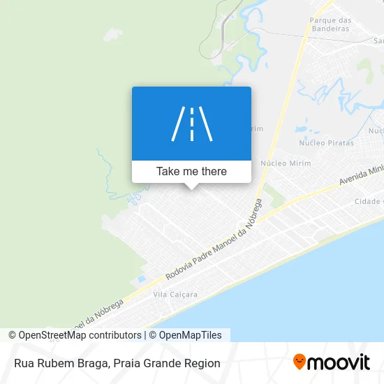 Rua Rubem Braga map