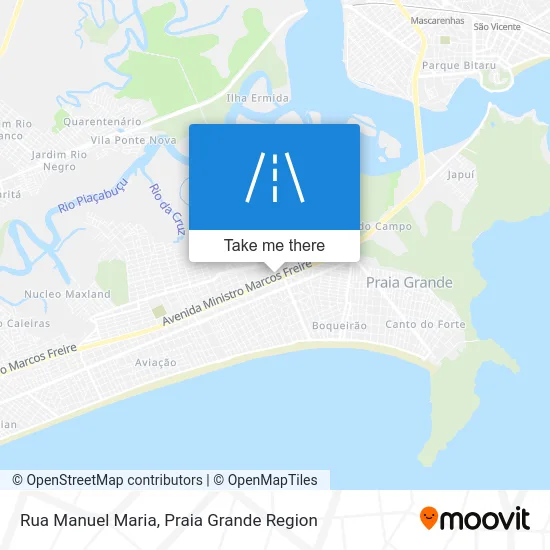 Rua Manuel Maria map