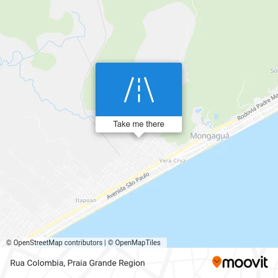 Rua Colombia map