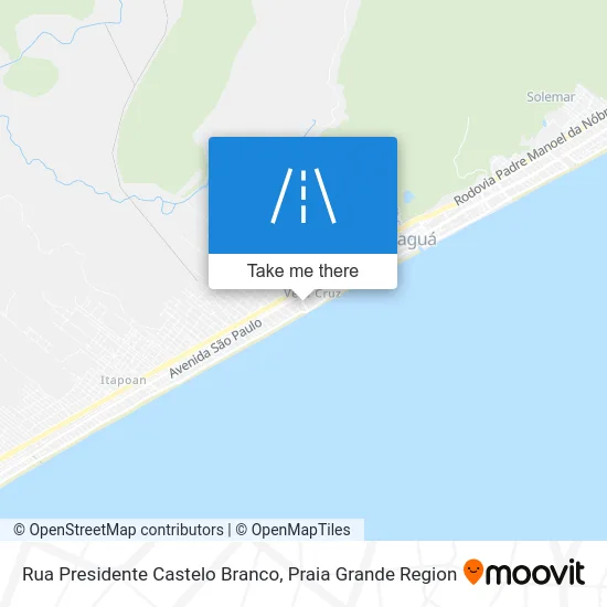 Rua Presidente Castelo Branco map