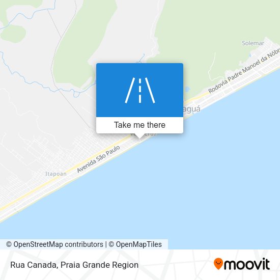 Rua Canada map