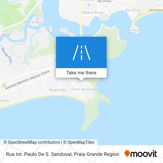 Rua Int. Paulo De S. Sandoval map