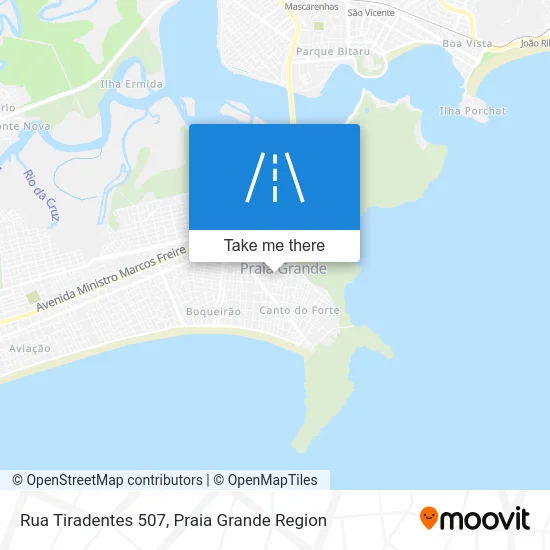 Rua Tiradentes 507 map