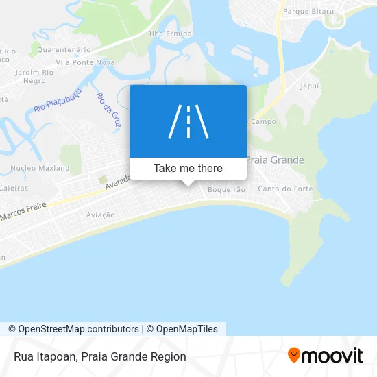 Rua Itapoan map