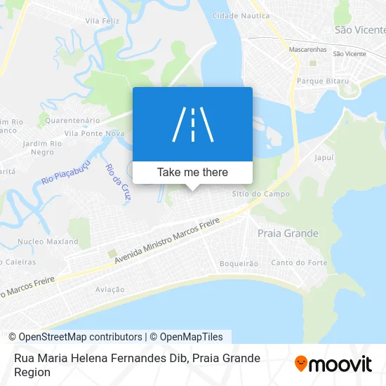 Rua Maria Helena Fernandes Dib map
