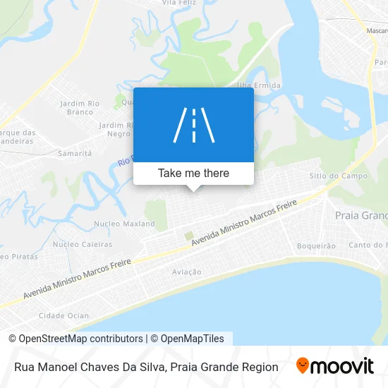 Rua Manoel Chaves Da Silva map