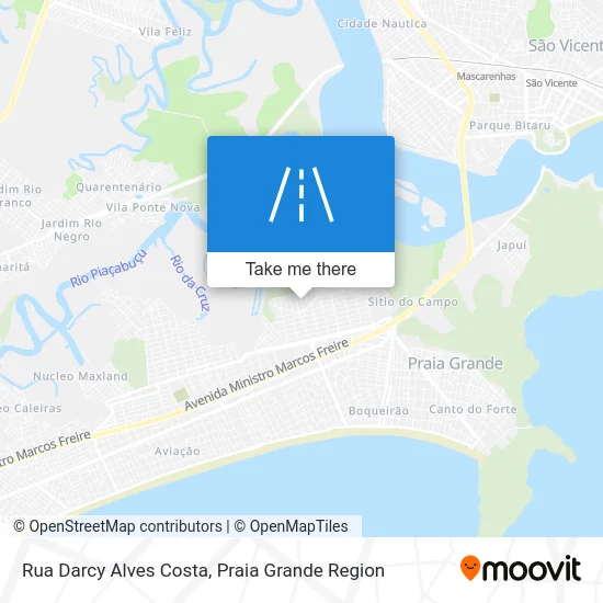 Rua Darcy Alves Costa map