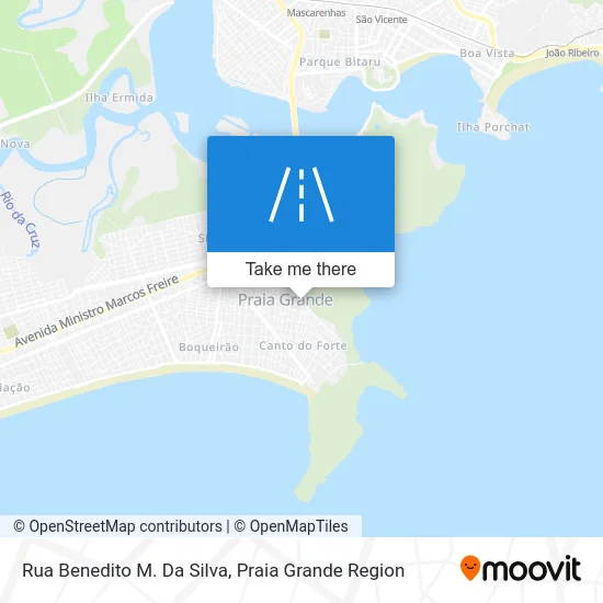 Rua Benedito M. Da Silva map