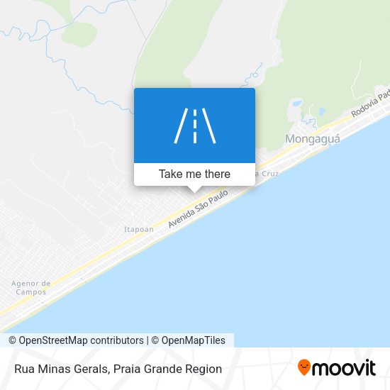 Rua Minas Gerals map