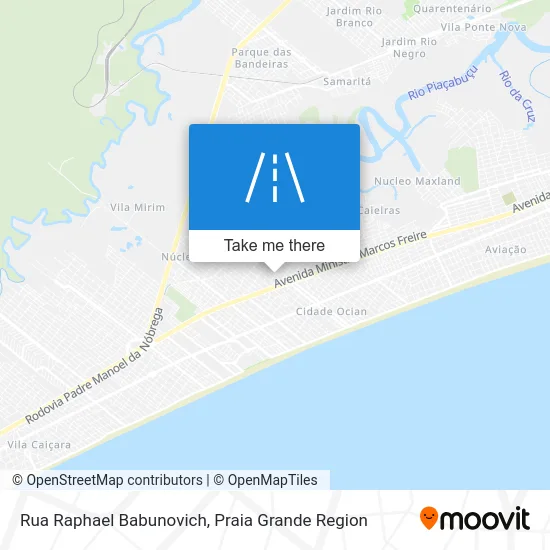 Rua Raphael Babunovich map