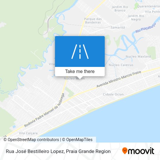 Rua José Bestilleiro Lopez map