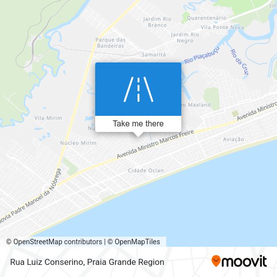 Rua Luiz Conserino map