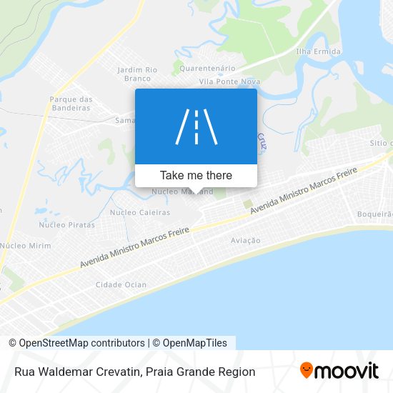 Rua Waldemar Crevatin map