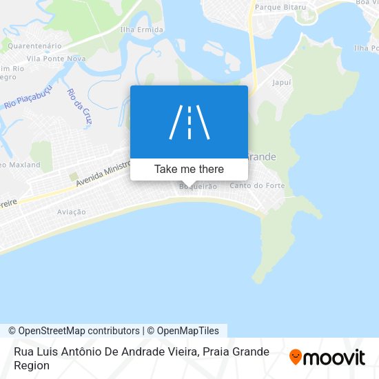 Rua Luis Antônio De Andrade Vieira map