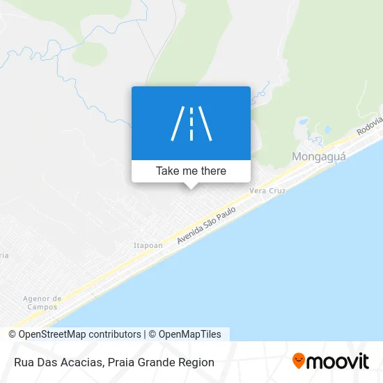 Rua Das Acacias map