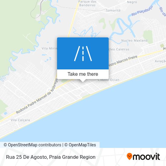 Rua 25 De Agosto map