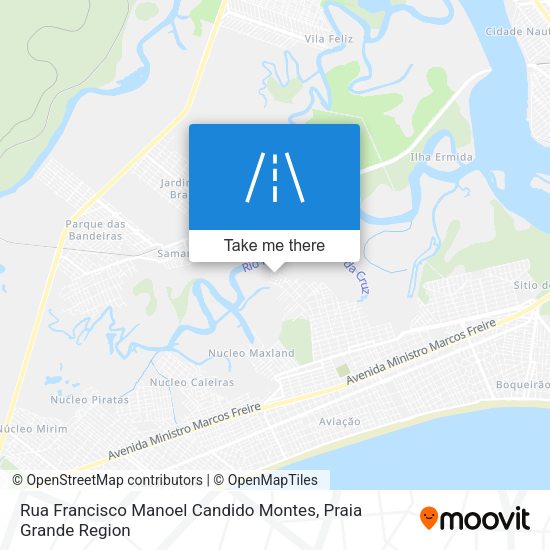 Rua Francisco Manoel Candido Montes map